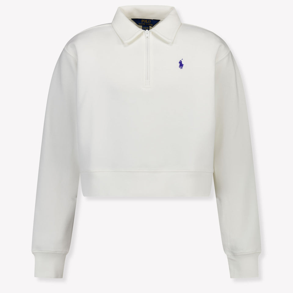 Ralph Lauren Kinder Mädchen Pullover rein Weiß