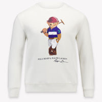 Ralph Lauren Kids Boys Sweater In White