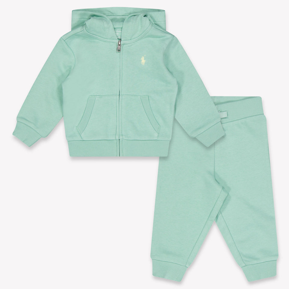 Ralph Lauren bebe Chicos Traje de jogging En Verde Claro