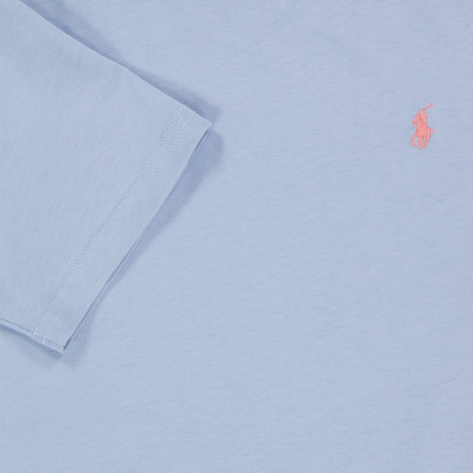 Ralph Lauren niños Chicos Camiseta adentro Azul Claro