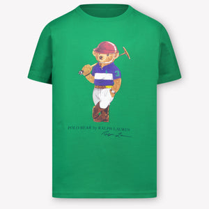 Ralph Lauren Enfants Garçons T-shirt dans Vert