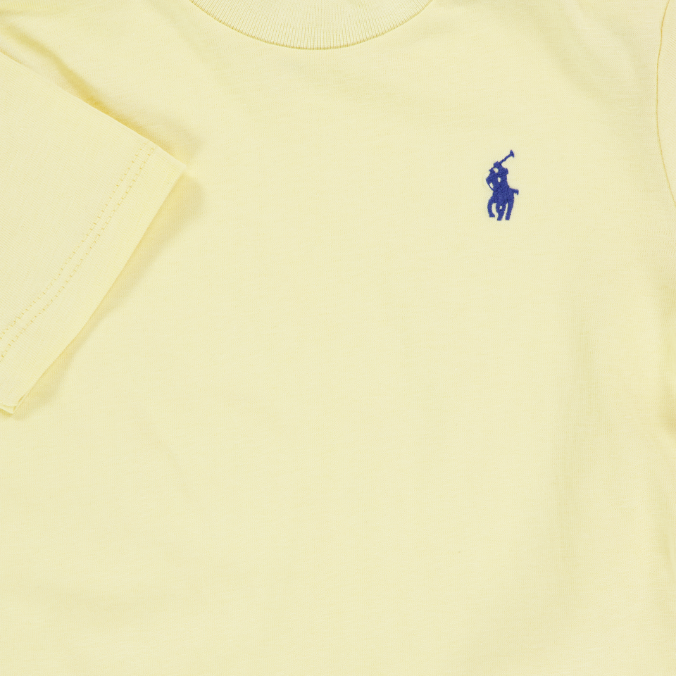 Ralph Lauren Baby Boys T-Shirt In Yellow