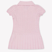 Ralph Lauren Baby Girls Dress In Light Pink