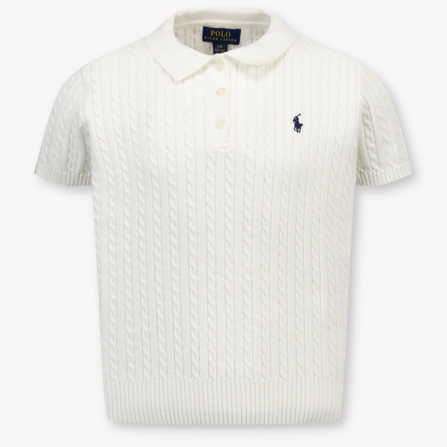 Ralph Lauren Enfants Filles Polo En Blanc