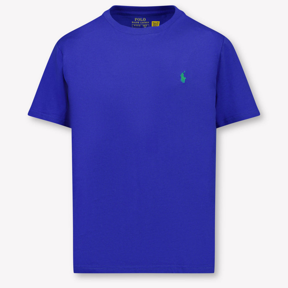 Ralph Lauren Enfants Garçons T-shirt dans Bleu Cobalt