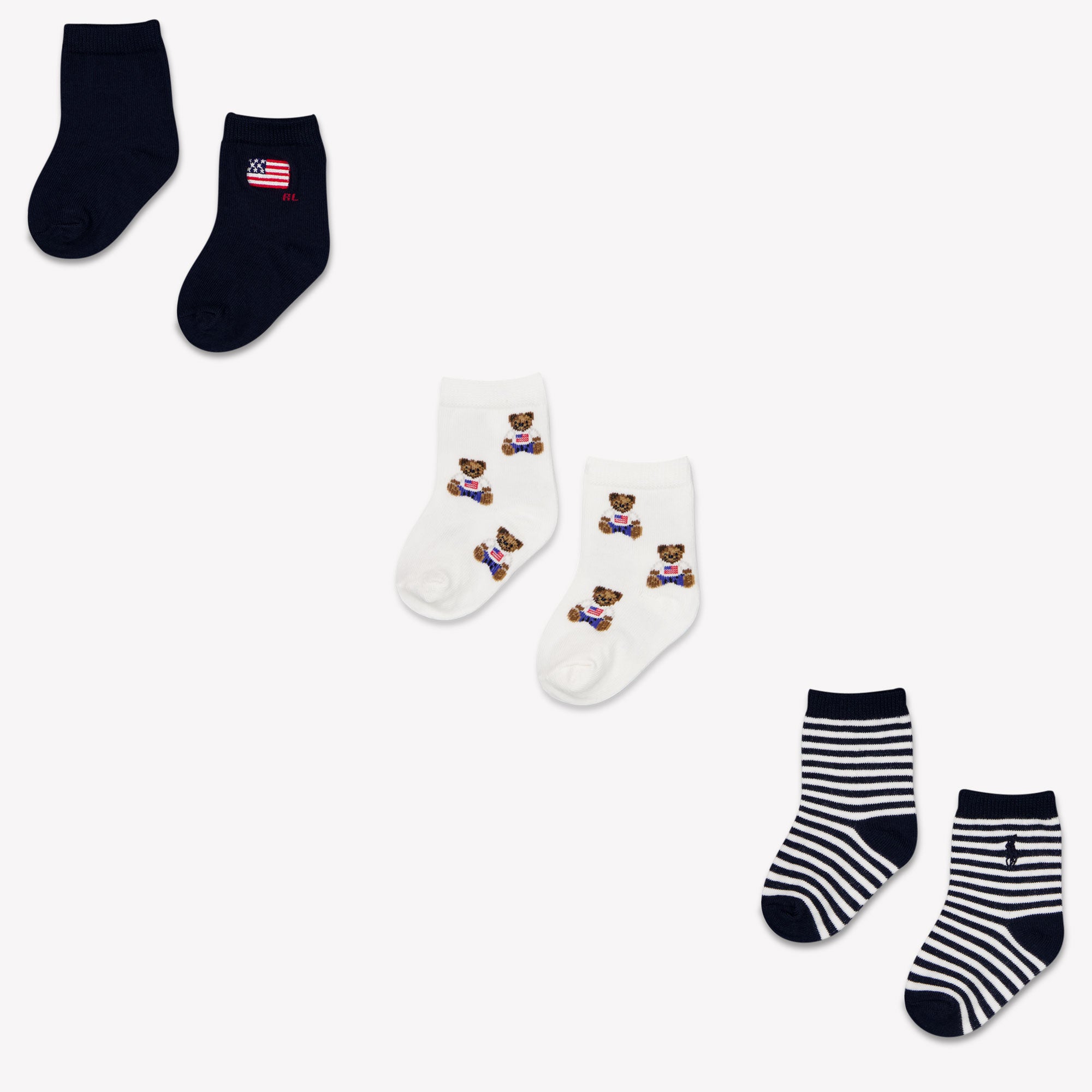 Ralph Lauren Bébé Garçons Chaussettes dedans Navy