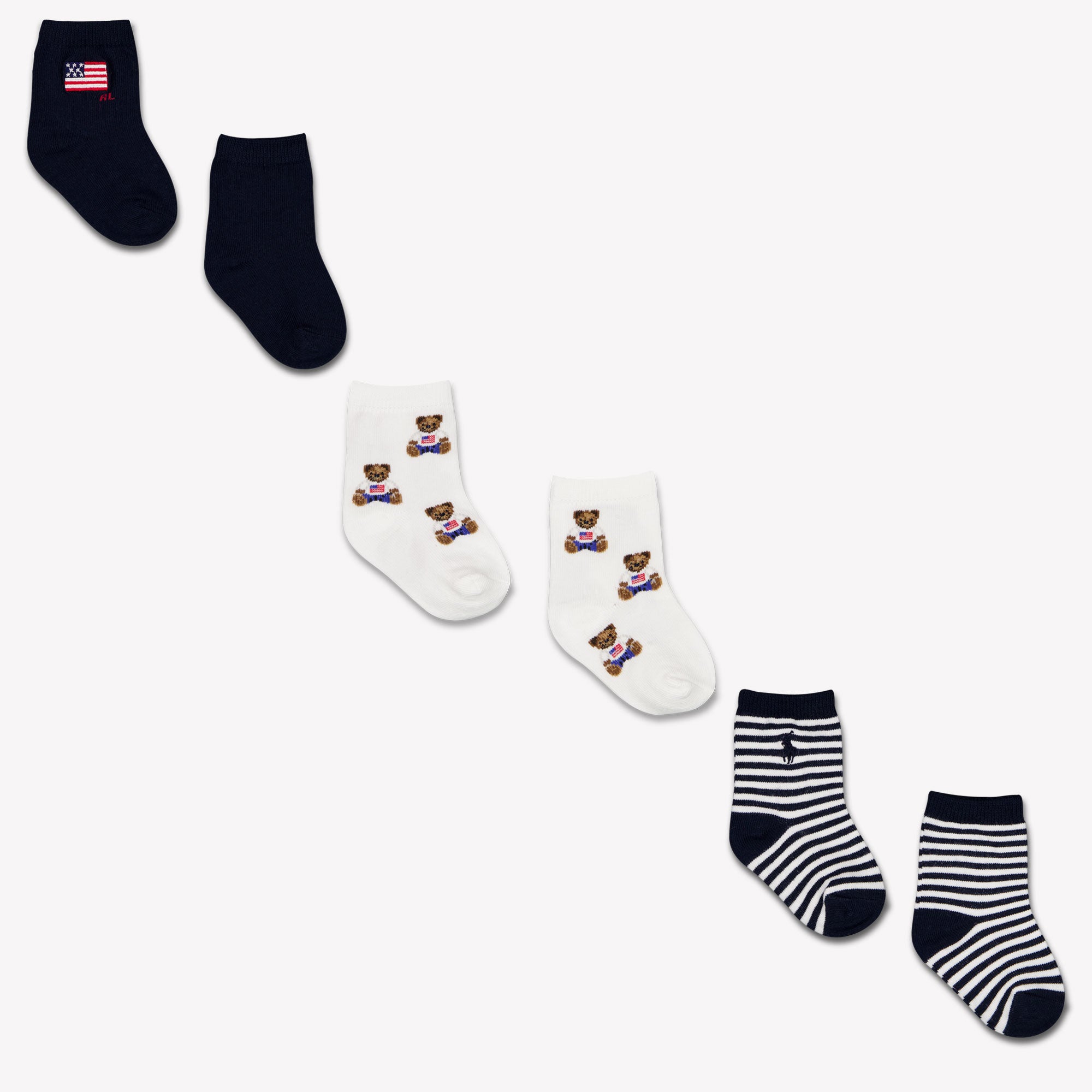 Ralph Lauren Bébé Garçons Chaussettes dedans Navy
