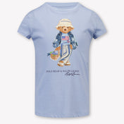 Ralph Lauren Kinder Mädchen T-Shirt In Hellblau