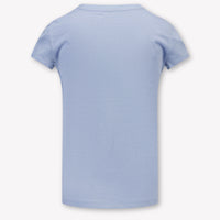 Ralph Lauren Kinder Meisjes T-Shirt In Licht Blauw