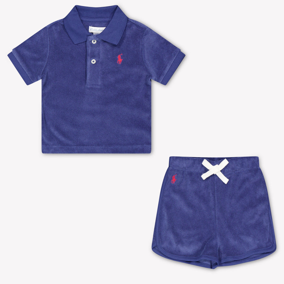 Ralph Lauren bebe Chicos Establecer en Navy