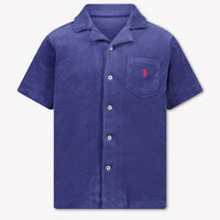 Ralph Lauren Bambini Ragazzi Camicetta dentro Navy