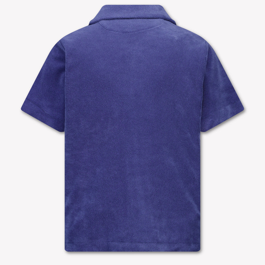 Ralph Lauren Bambini Ragazzi Camicetta dentro Navy