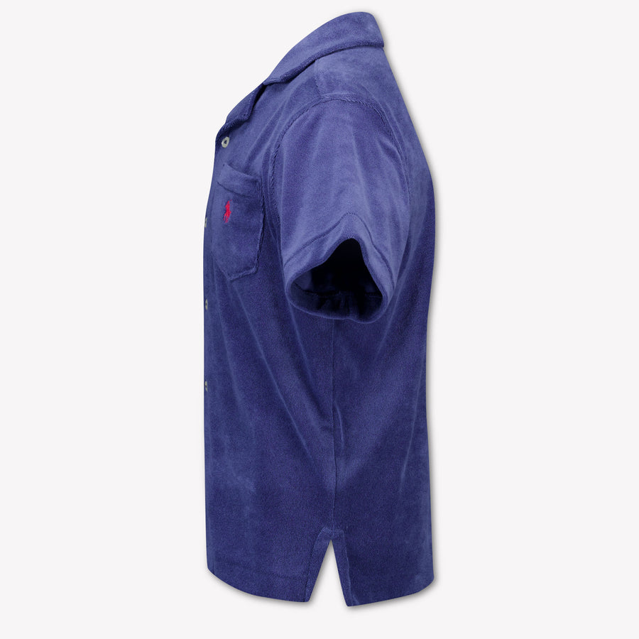 Ralph Lauren Bambini Ragazzi Camicetta dentro Navy