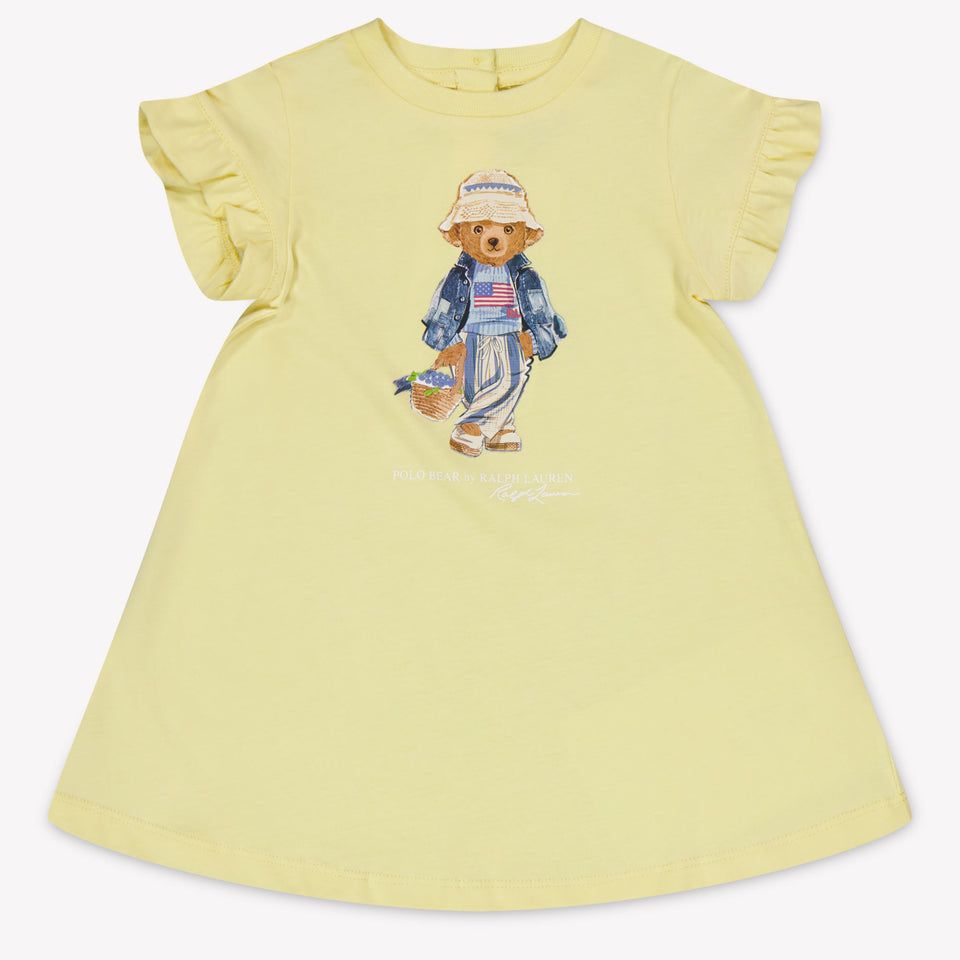 Ralph Lauren bebe Chicas Vístete Amarillo