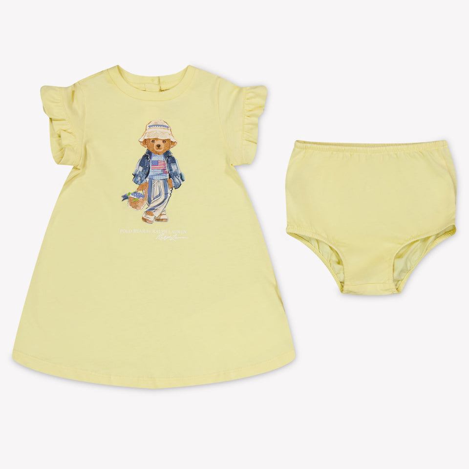 Ralph Lauren bebe Chicas Vístete Amarillo