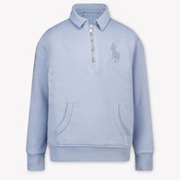 Ralph Lauren Enfants Garçons Pull en Bleu Clair