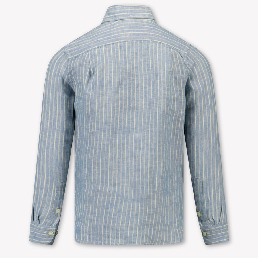 Ralph Lauren niños Chicos Blusa En Azul Claro
