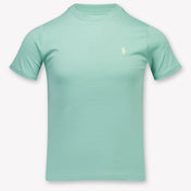 Ralph Lauren niños Chicos Camiseta adentro Verde Claro
