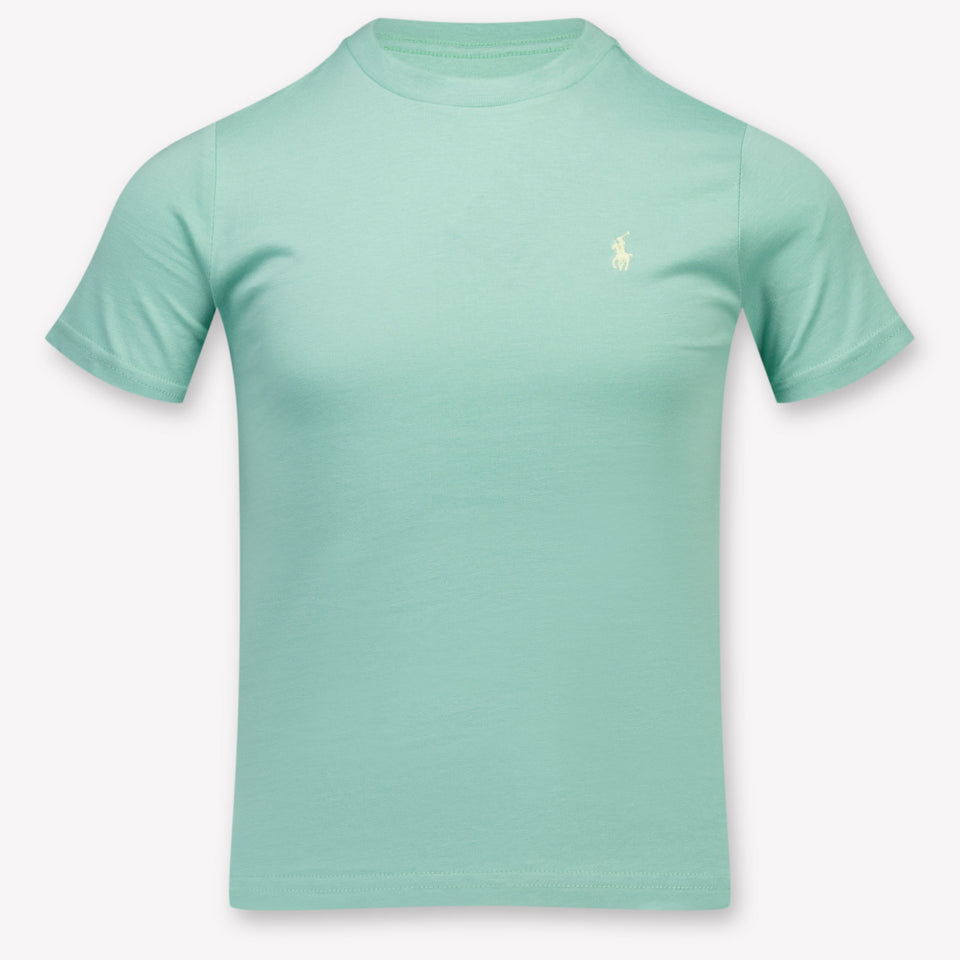 Ralph Lauren niños Chicos Camiseta adentro Verde Claro