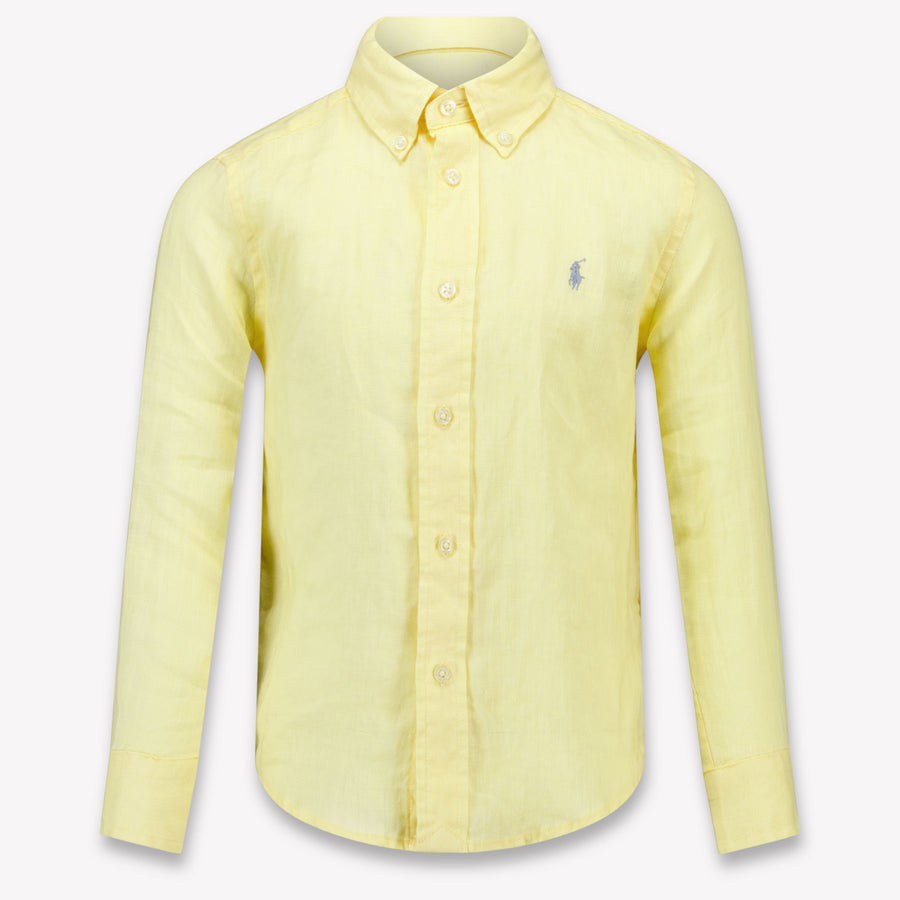 Ralph Lauren Kids Boys Blouse In Yellow