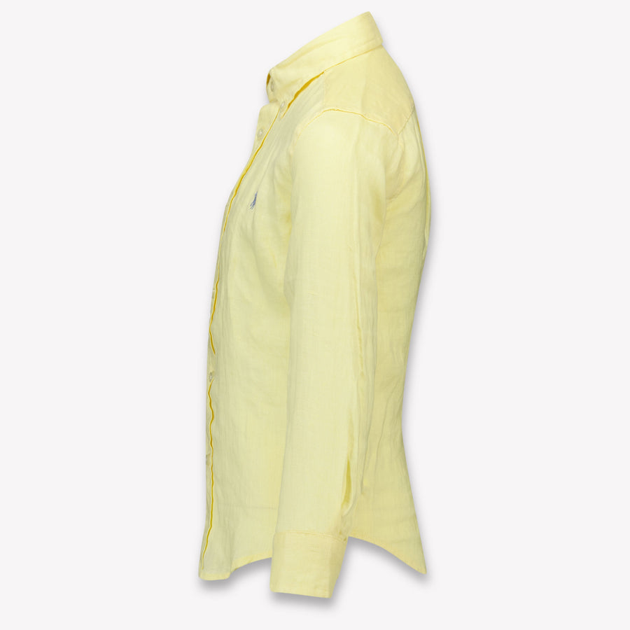 Ralph Lauren Kids Boys Blouse In Yellow