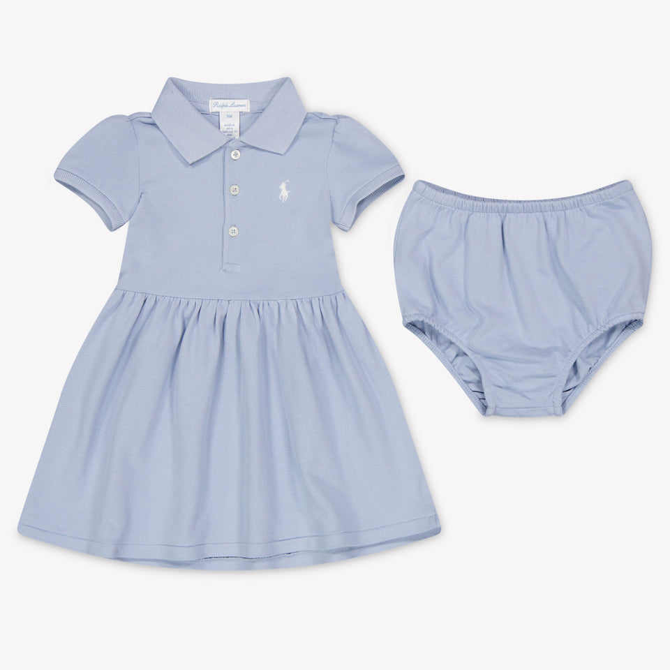 Ralph Lauren bebe Chicas Vístete Azul Claro