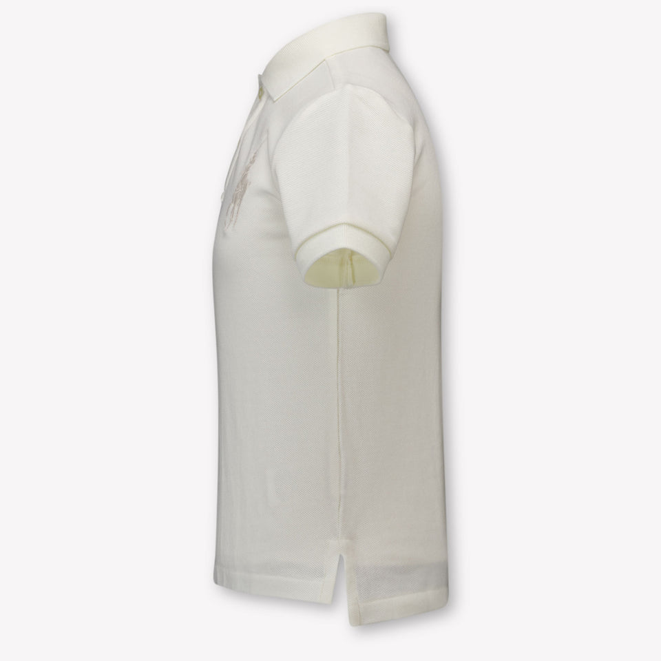 Ralph Lauren Bambini Ragazzi Polo In Bianco