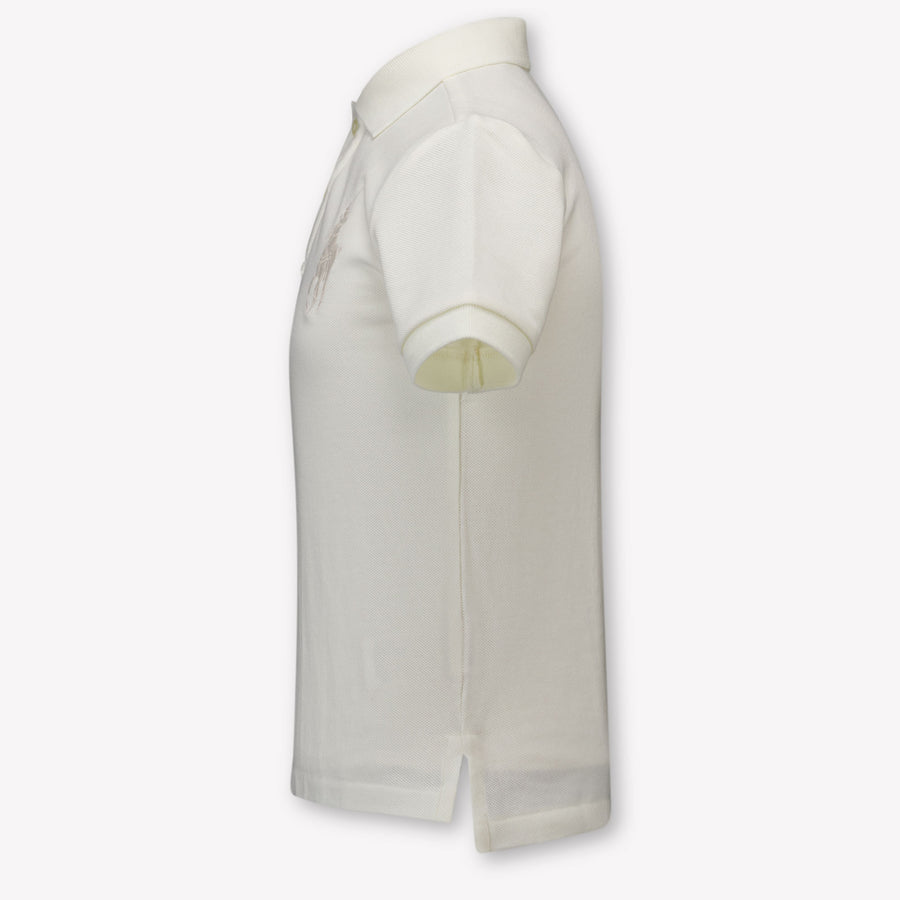 Ralph Lauren Bambini Ragazzi Polo In Bianco