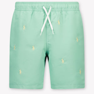 Ralph Lauren Kinder Jongens Zwemkleding In Licht Groen