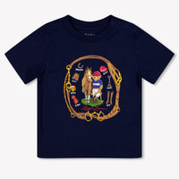 Ralph Lauren Bambino Ragazzi Maglietta dentro Navy