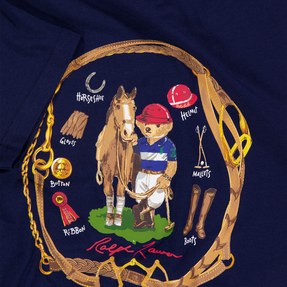 Ralph Lauren niños Chicos Camiseta adentro Navy