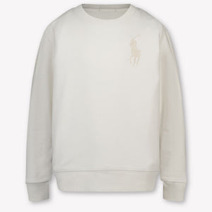 Ralph Lauren Kinder Jungen Pullover rein Weiß