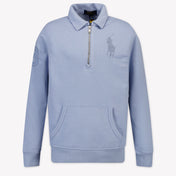 Ralph Lauren niños Chicos suéter en Azul Claro