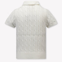 Ralph Lauren niños Chicos polo en Blanco