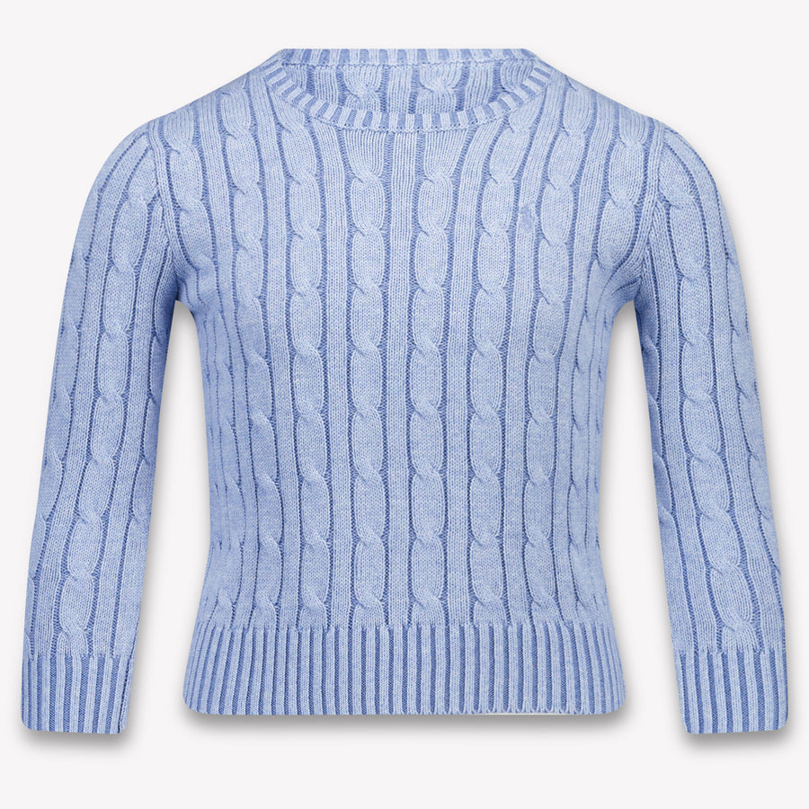 Ralph Lauren Kids Boys Sweater In Light Blue