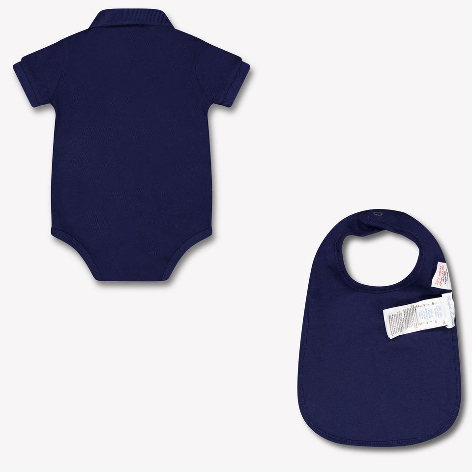 Ralph Lauren bebe Unisex mameluco en Navy