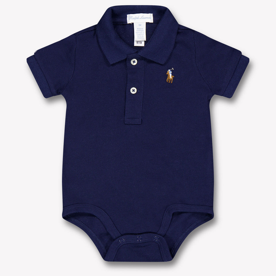 Ralph Lauren bebe Unisex mameluco en Navy