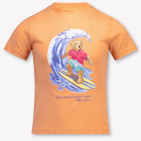 Ralph Lauren Enfants Garçons T-shirt dans Zalm