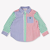 Ralph Lauren Baby Jungen Bluse rein Blau