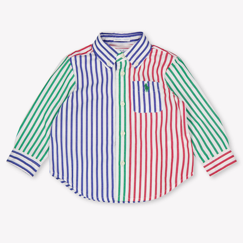 Ralph Lauren Baby Jungen Bluse rein Blau