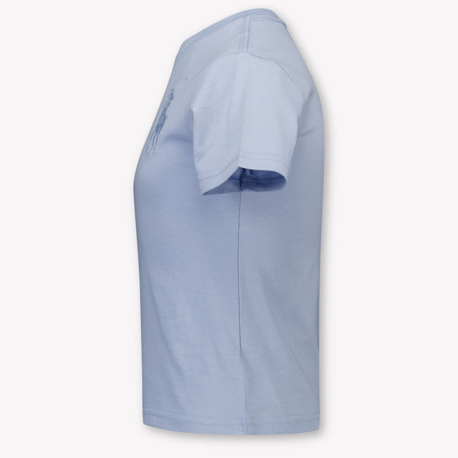 Ralph Lauren niños Chicos Camiseta adentro Azul Claro