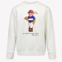 Ralph Lauren Kids Boys Sweater In White