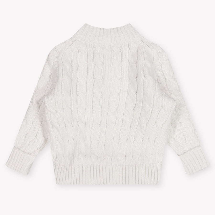 Ralph Lauren bebe Chicos suéter en Blanco