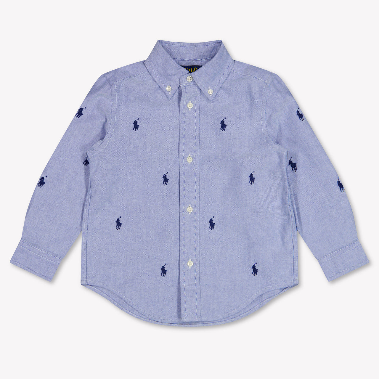 Ralph Lauren Kinder Jungen Bluse rein Hellblau