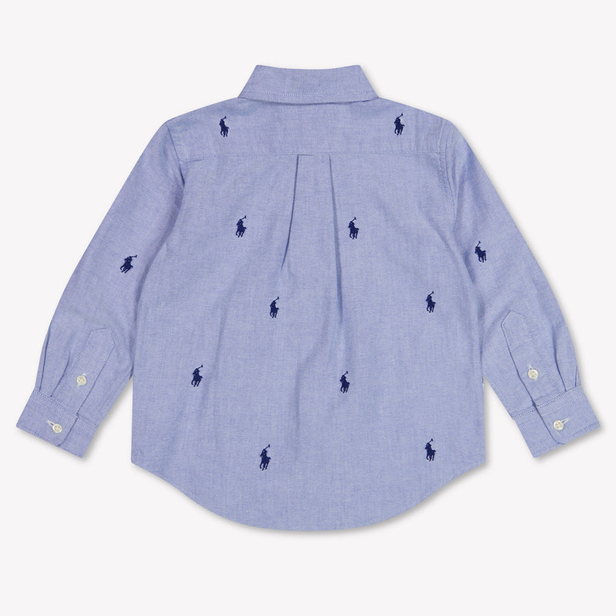 Ralph Lauren Kinder Jungen Bluse rein Hellblau
