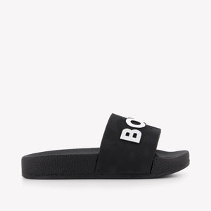 Boss Garçons Pantoufles Noir
