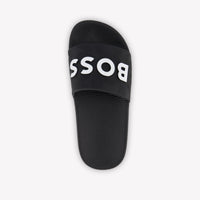 Boss Garçons Pantoufles Noir