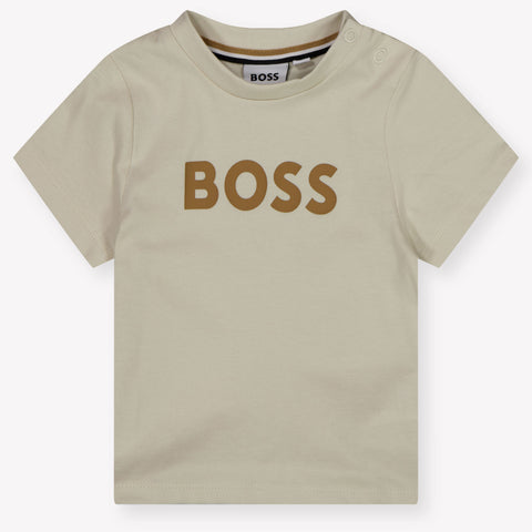 Boss Bambino Ragazzi Maglietta dentro Beige