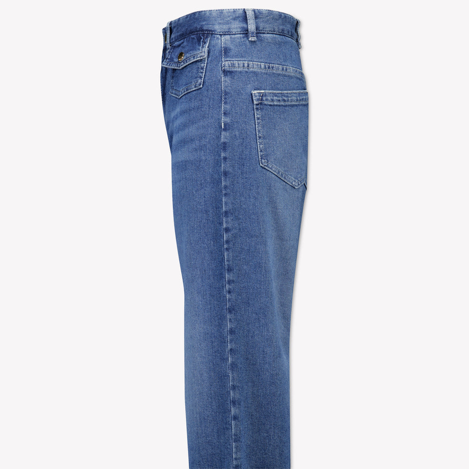 Chloe Bambini Ragazze Jeans Dentro Blu