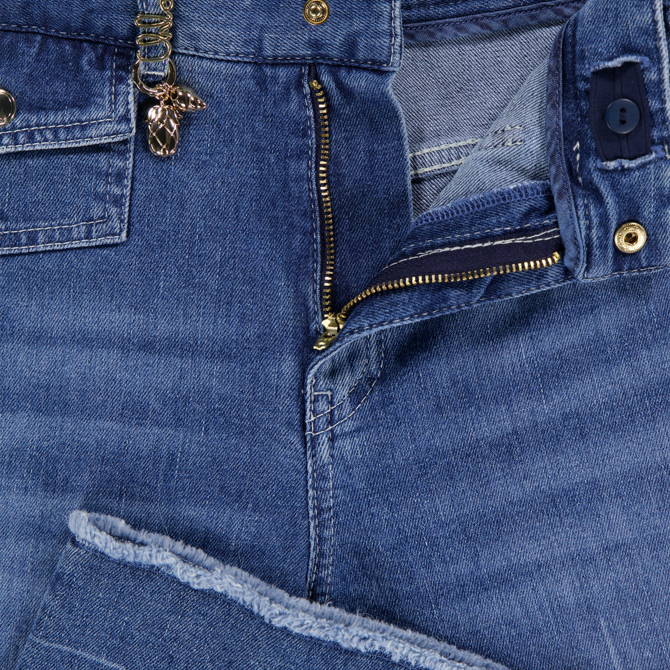 Chloe Bambini Ragazze Jeans Dentro Blu